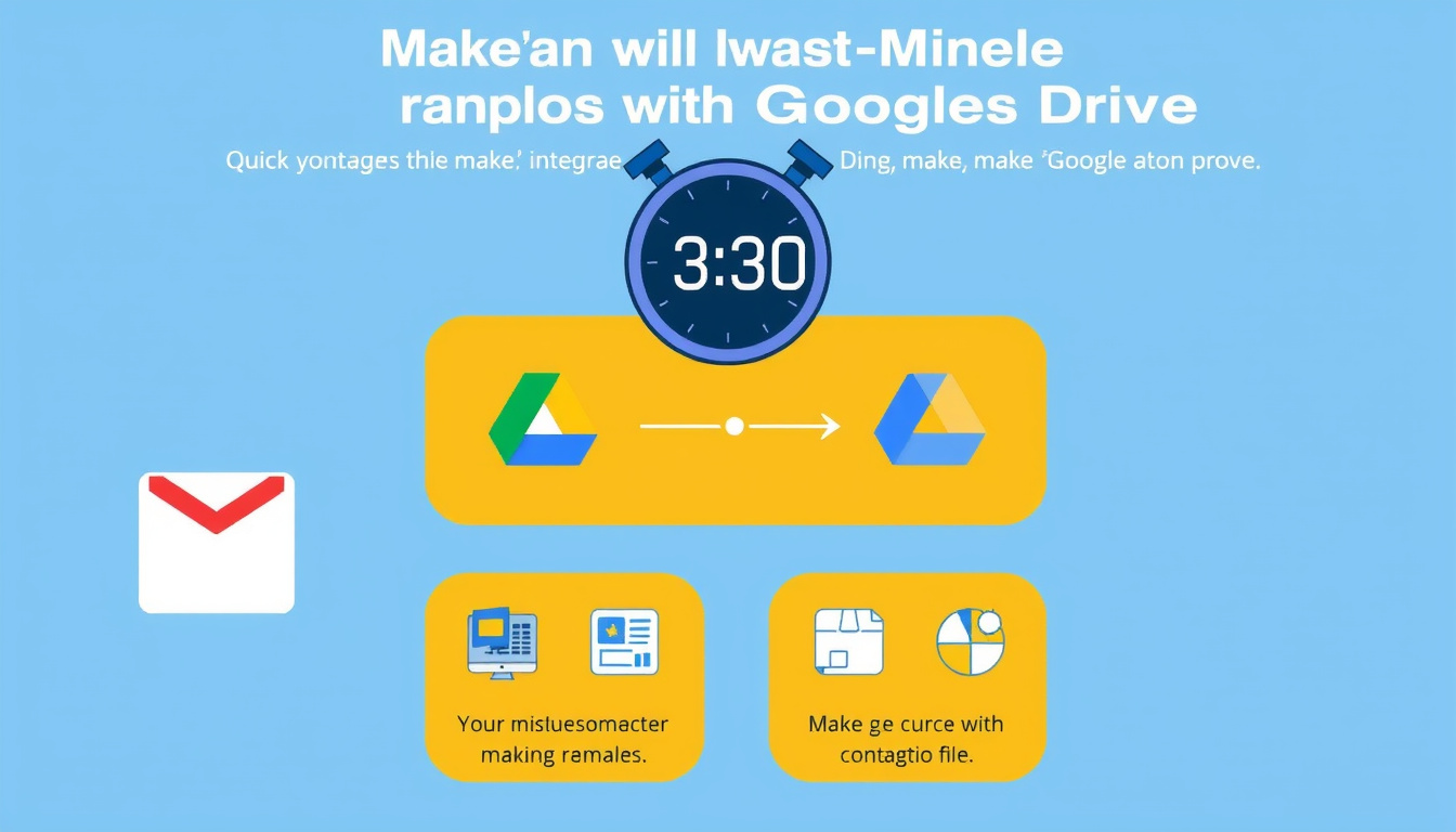 Maîtriser l'Intégration : Connectez Make à Google Drive en Un Temps Record de 5 Minutes !