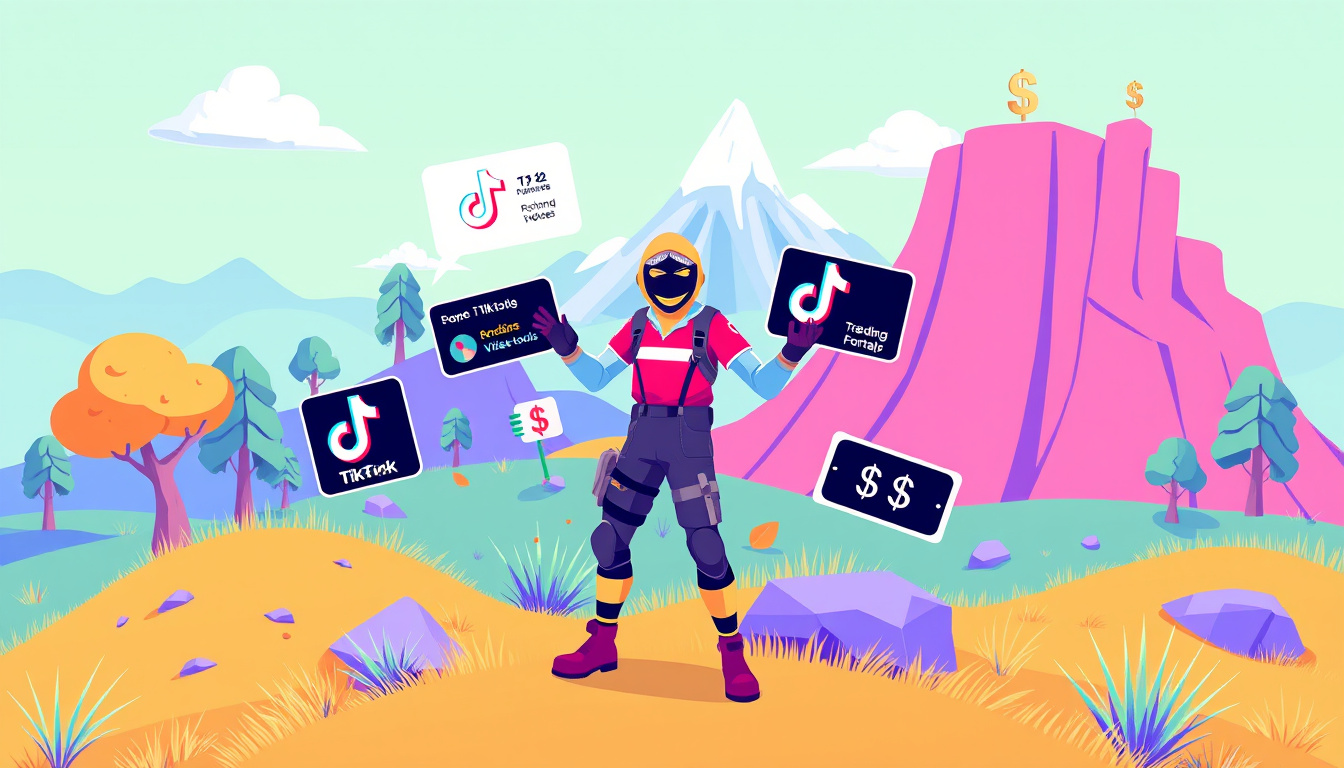 Découvrez comment l'univers de 'Fortnite POV' génère des revenus de 30 000 $ par mois grâce à l'automatisation sur TikTok!